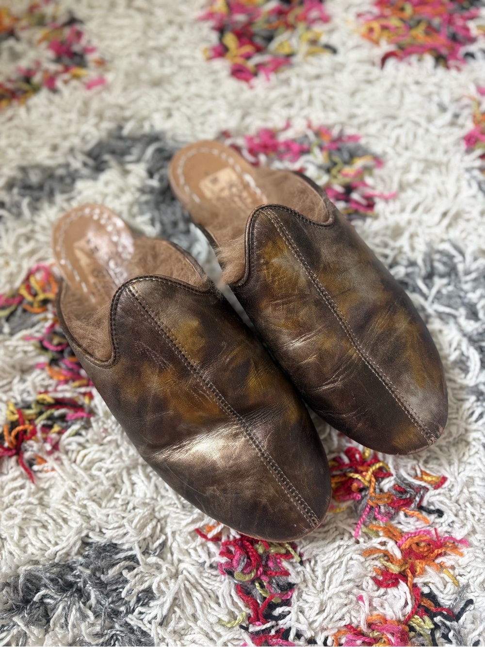 Sabah Meteor Shearling Baba Mule 38